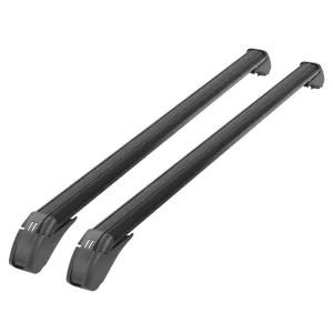 2-Piece: Universal 110CM/43-Inch Car Roof Rack Cross Bar