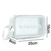 2024 Quality Stocks Travel Organizer Bag Cheap Clear Waterproof PU PVC Cosmetic Bag