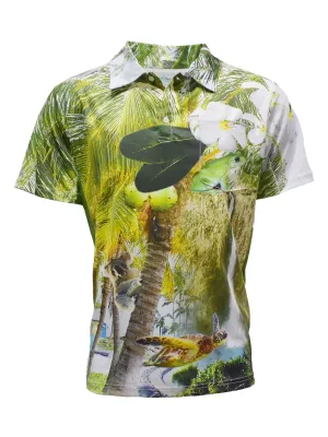 Adult Short Sleeve UV Protective Shirts - Tropics