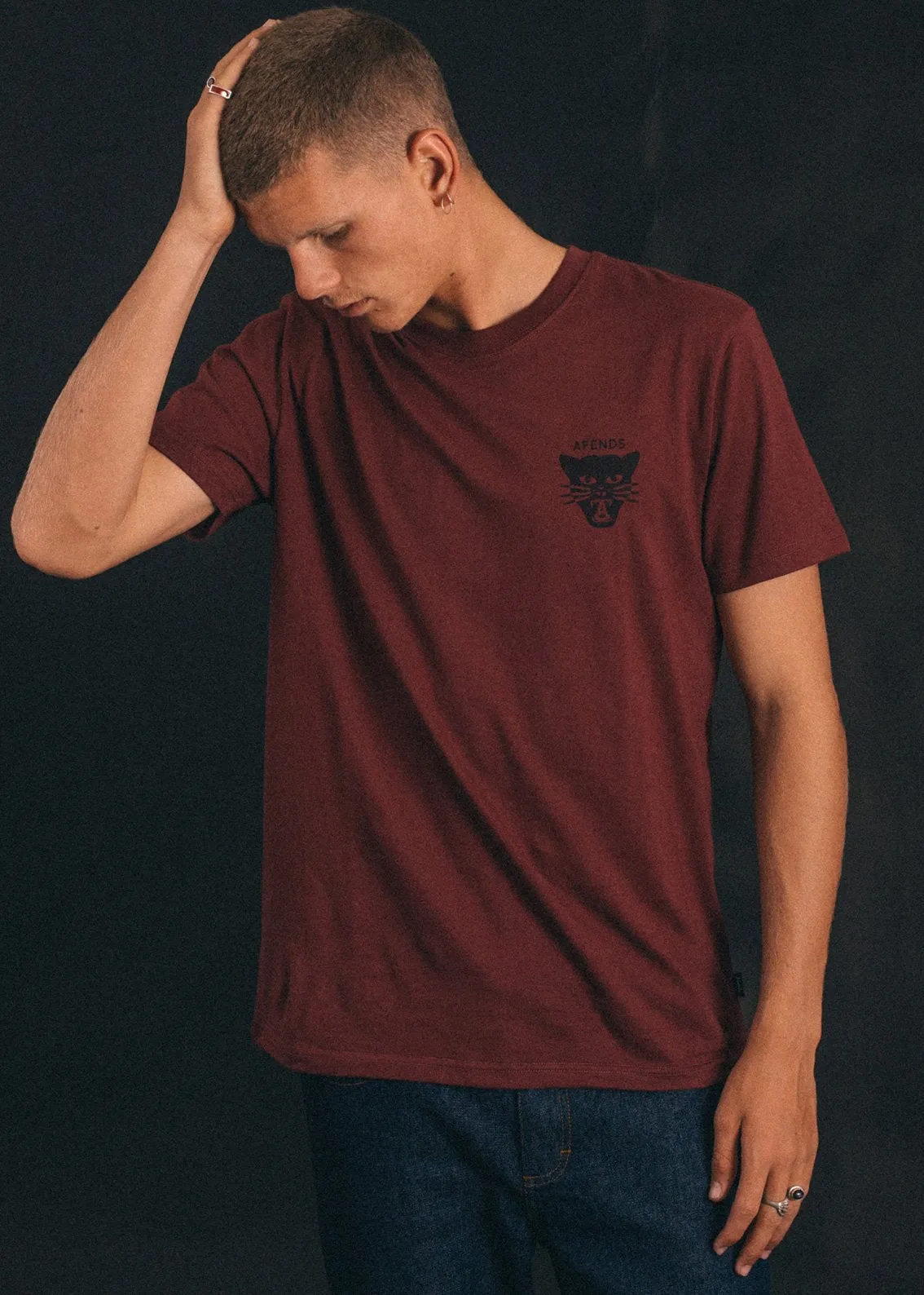 Afends Mens Emblem - Standard Fit Tee