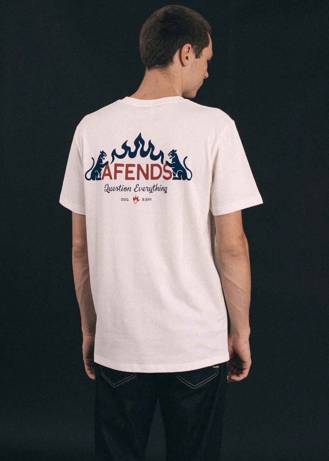 Afends Mens Emblem - Standard Fit Tee