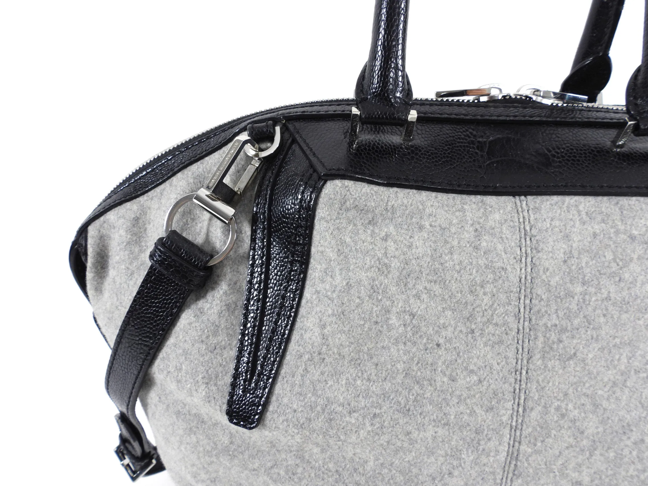 Alexander Wang Grey Felt Emile Prisma Large Tote Bag