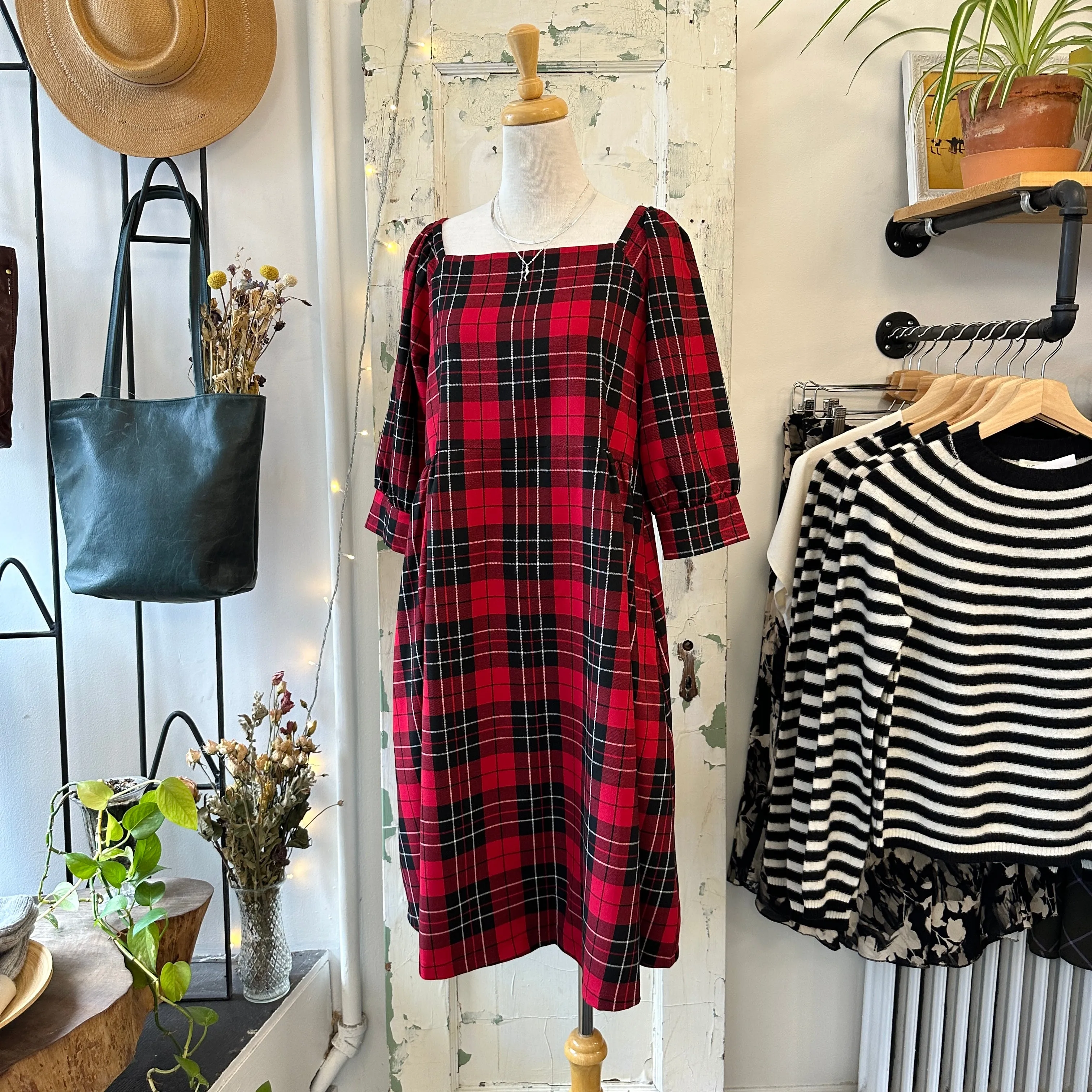 Allison Wonderland // Notebook Dress Red Plaid