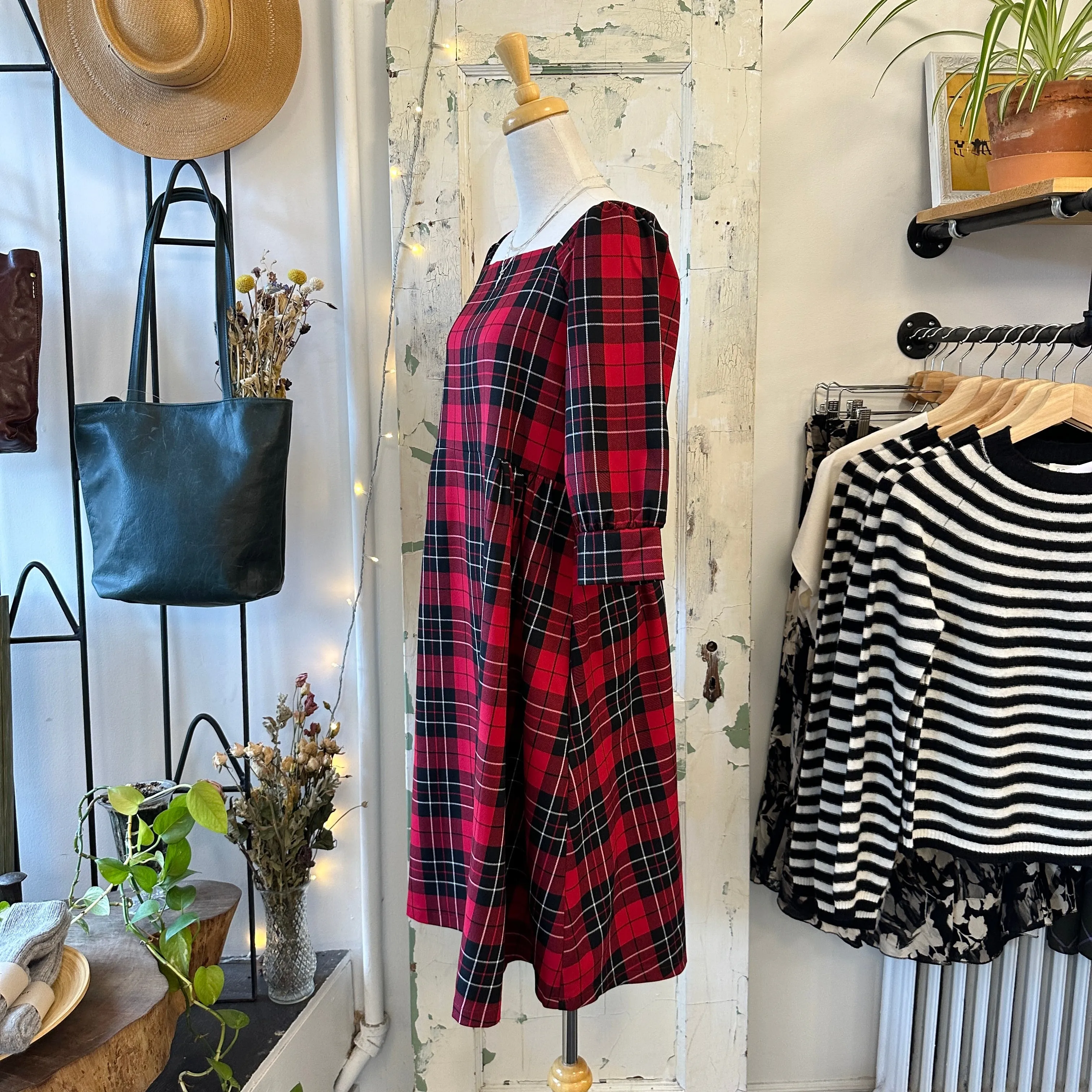 Allison Wonderland // Notebook Dress Red Plaid