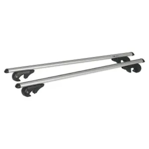 Aluminium Roof Bars 1200mm for Traditional Roof Rails 90kg Max Capacity