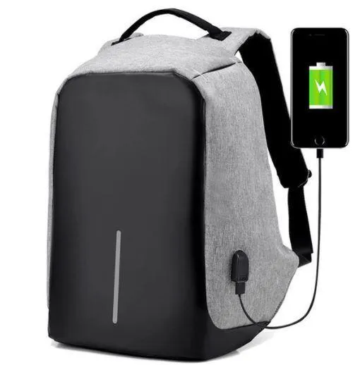 Anti-Theft Backpack with USB Charging Port