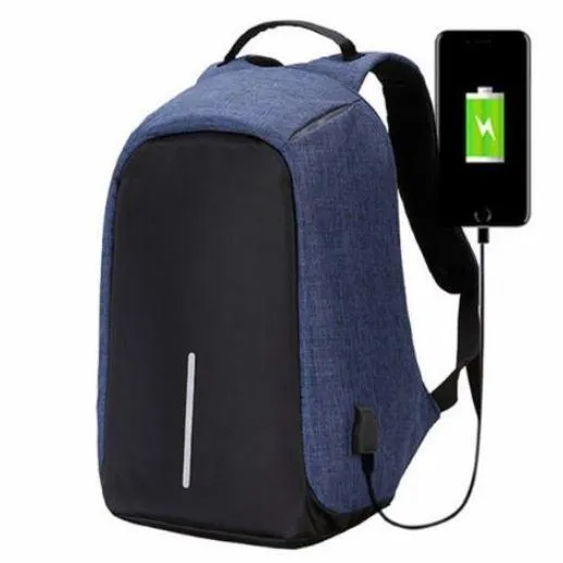 Anti-Theft Backpack with USB Charging Port