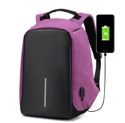 Anti-Theft Backpack with USB Charging Port