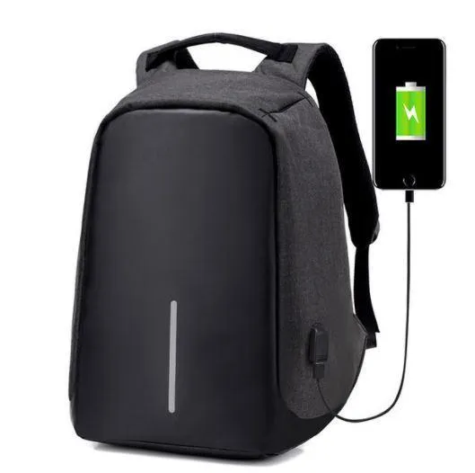 Anti-Theft Backpack with USB Charging Port