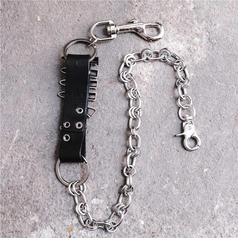 Badass Punk Bullet Mens Pants Chain Long Wallet Chain Fashion  Key Chain For Men