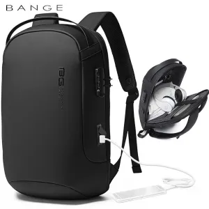 BANGE New Fashion Backpack Light Business Sports Car Backpack Anti-Theft Casual Computer Bagbackpack