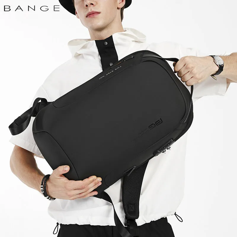 BANGE New Fashion Backpack Light Business Sports Car Backpack Anti-Theft Casual Computer Bagbackpack