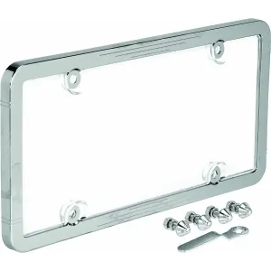 Bell 22-1-46398-8 Anti-Theft License Plate Frame, Chrome