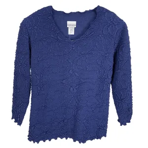 Bellwether Blue Fluence Surreal Textured Top