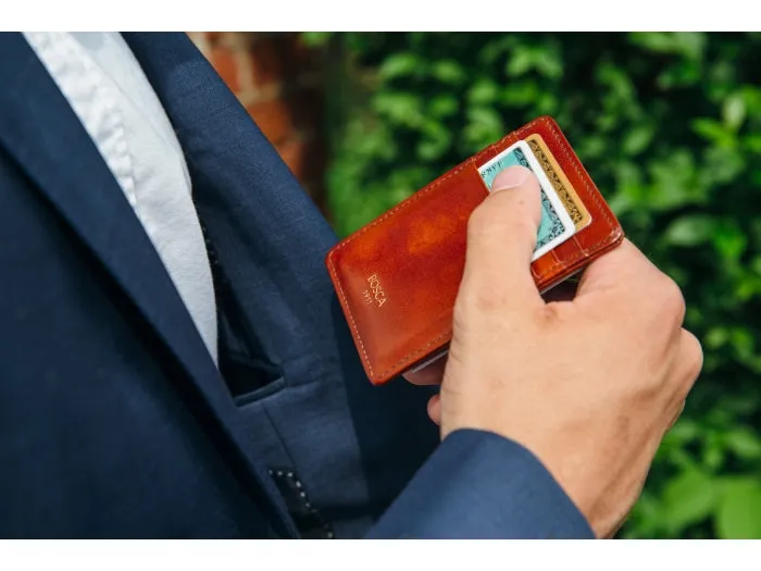 Bosca Oldleather RFID Front Pocket Wallet