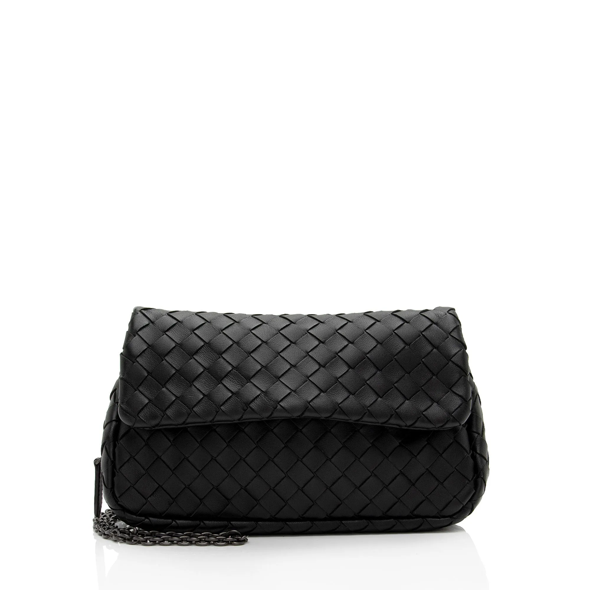 Bottega Veneta Intrecciato Nappa Olimpia Mini Chain Bag (SHF-5RIEaO)