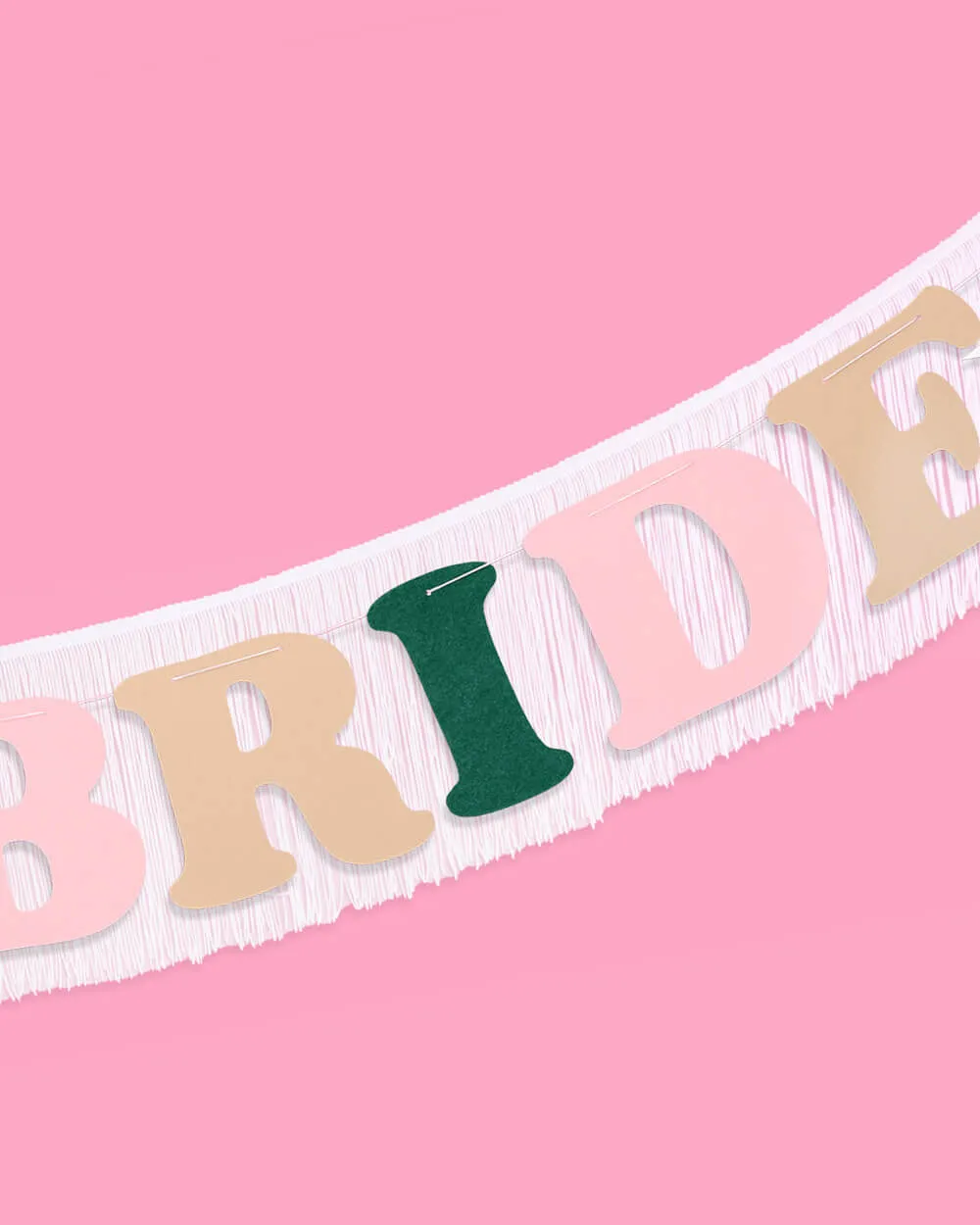 Camp Bride Banner - two piece banner