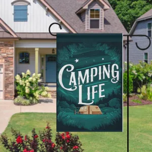 camping garden flag,12*18 ,camping gift ,camping life