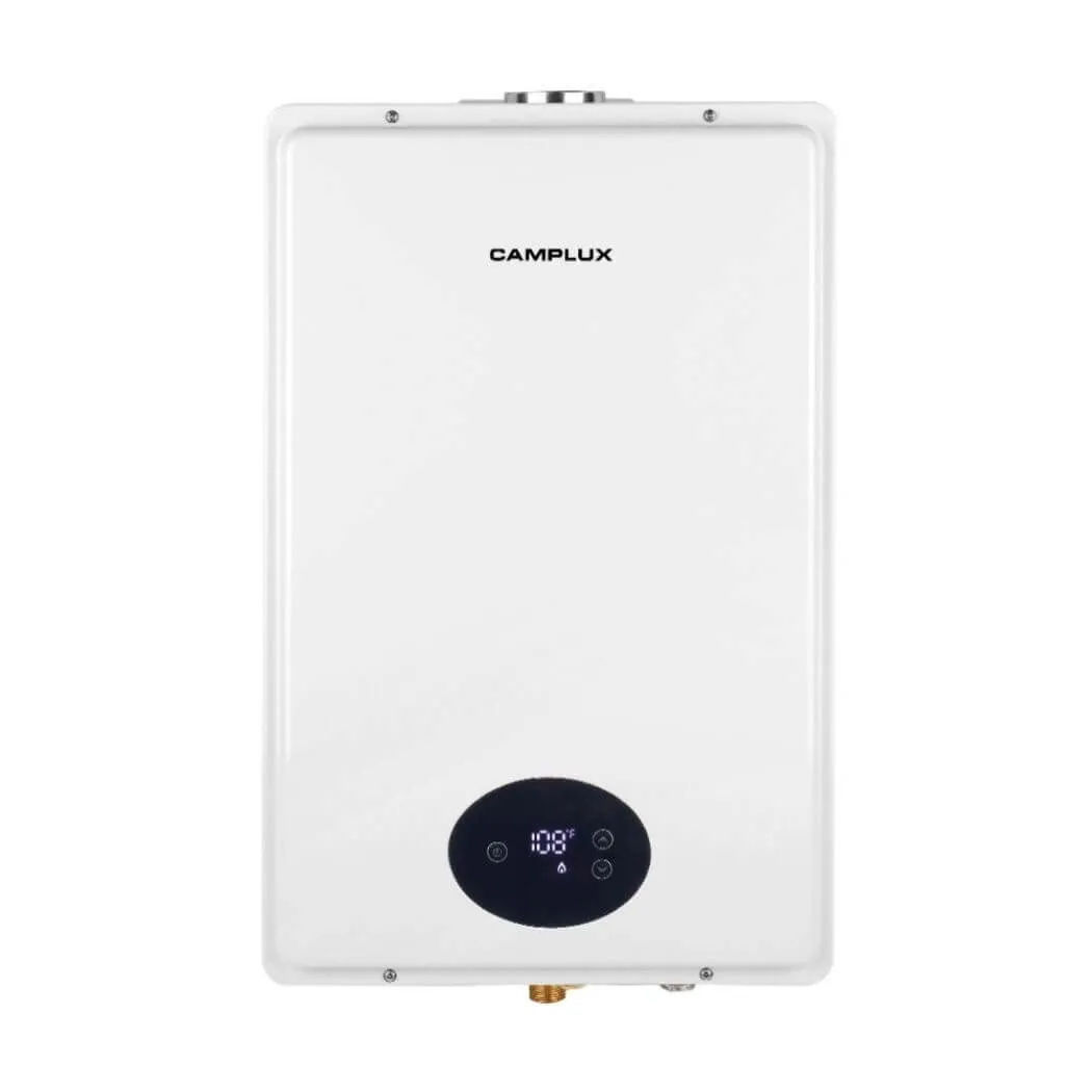 Camplux Instant Indoor Tankless Gas Water Heater 5.28 GPM | White