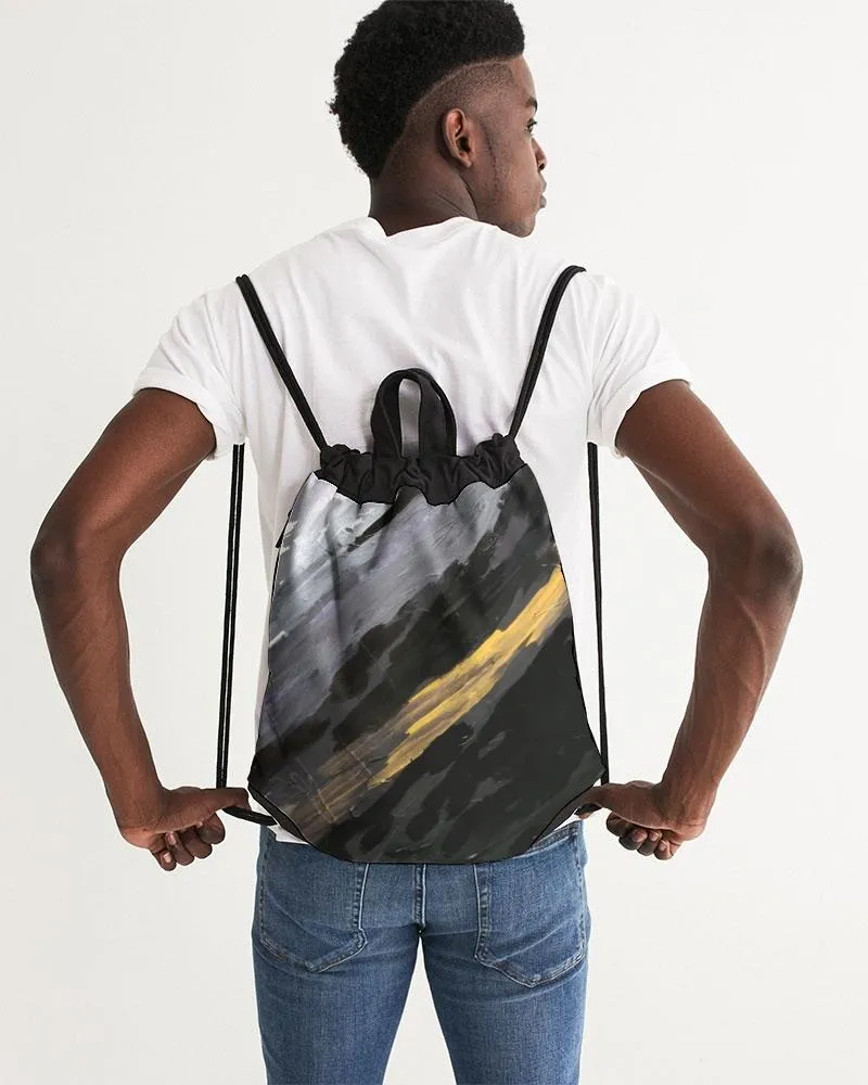 Canvas Drawstring Bag, Custom Design Apparel - Earth Tones