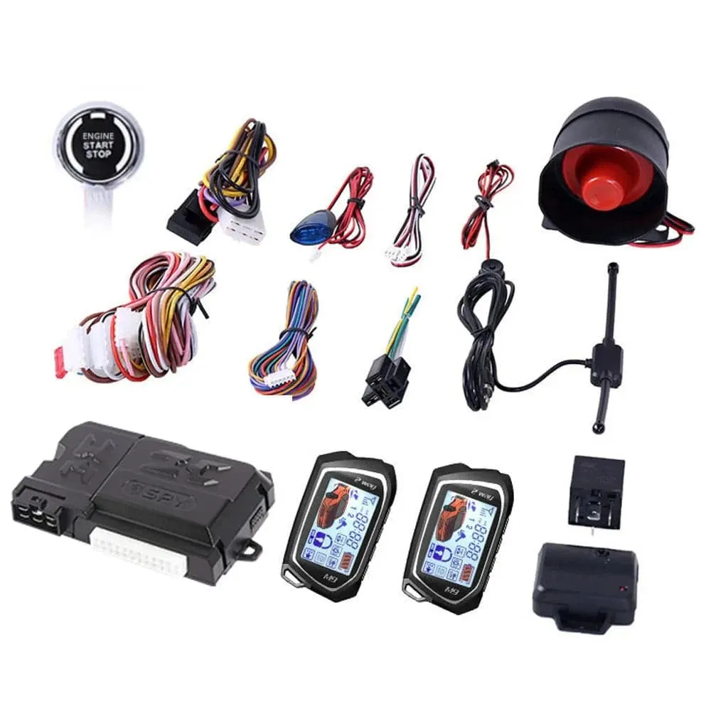 Car Remote Starter System PKE Keyless Entry BT Remote Engine Starter Central Lock Kit Vibration Alarm Support APP Control