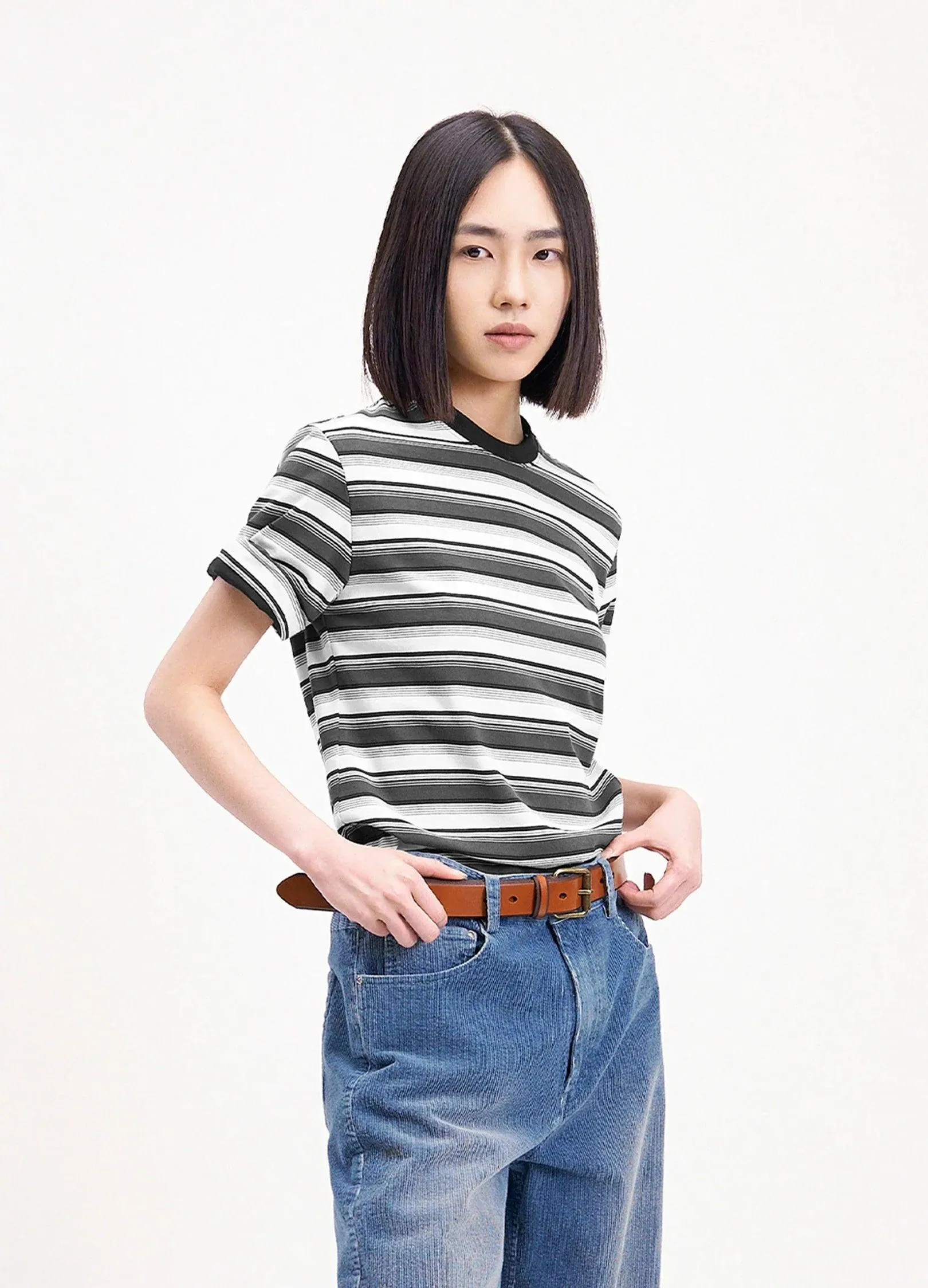 Chic Striped Unisex Tee