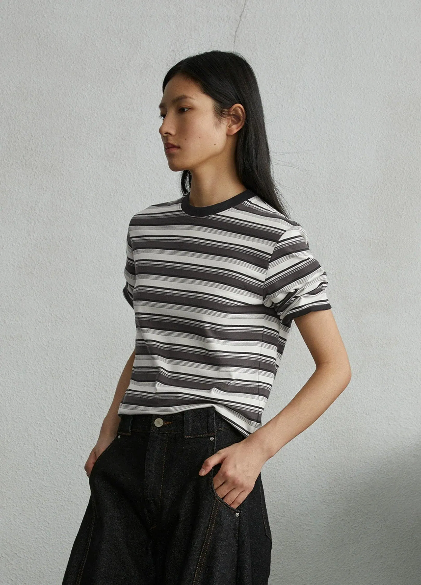 Chic Striped Unisex Tee