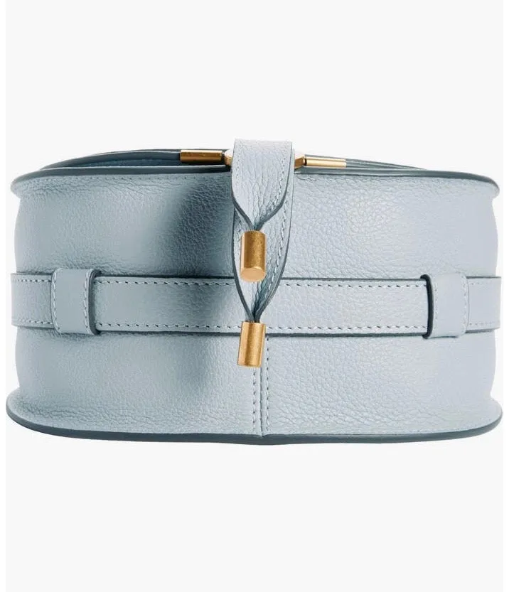 CHLOÉ GRAINED LEATHER SMALL MARCIE SADDLE BAG