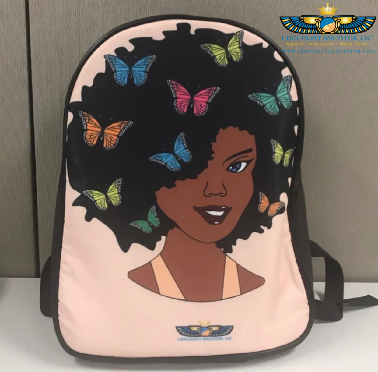 Chocolate Butterfly Diva Leather Book bag