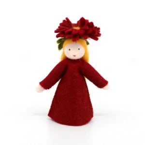 Chrysanthemum Fairy Felted Waldorf Doll