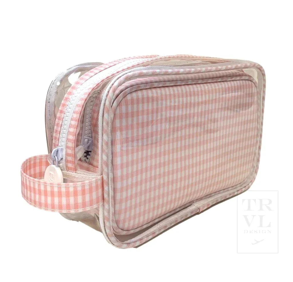 Clear Travel Duo- Gingham Taffy