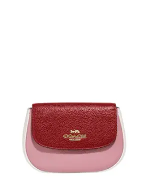 Coach Saddle Belt Bag In Colorblock