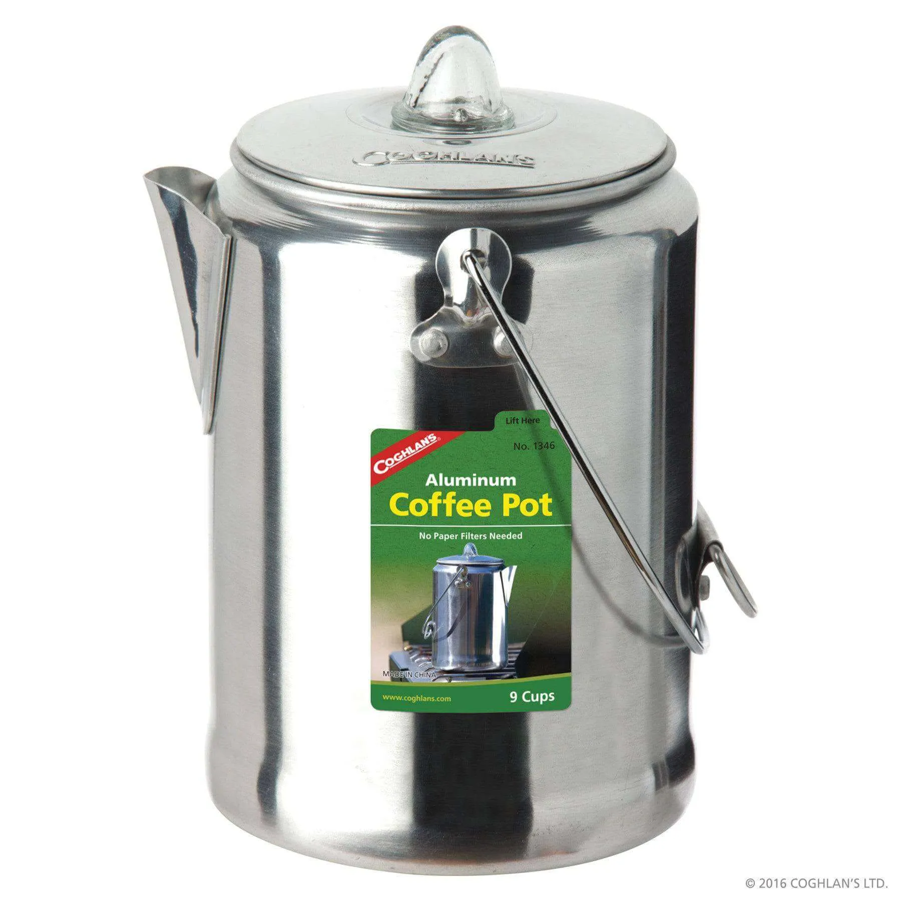 Coghlans 9 Cup Aluminum Coffee Pot