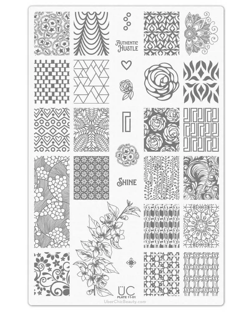 Collection 11 - Uber Chic Stamping Plates