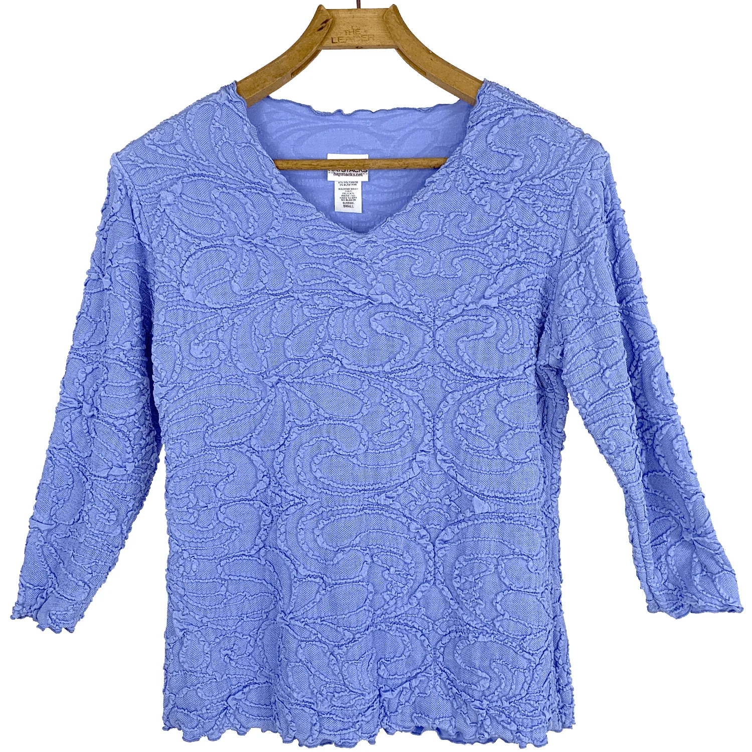 Cornflower Fluence Surreal Textured Top