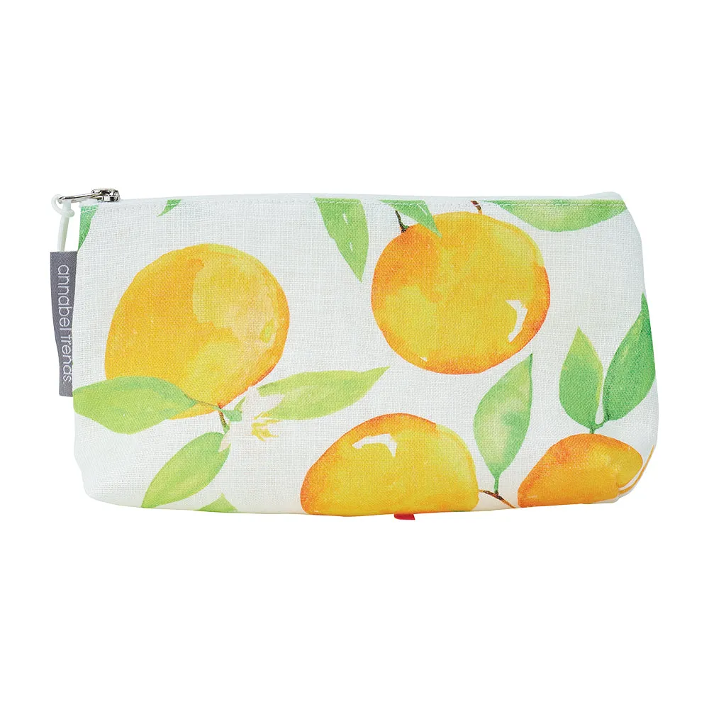 Cosmetic Bag - Linen - Small - Amalfi Citrus