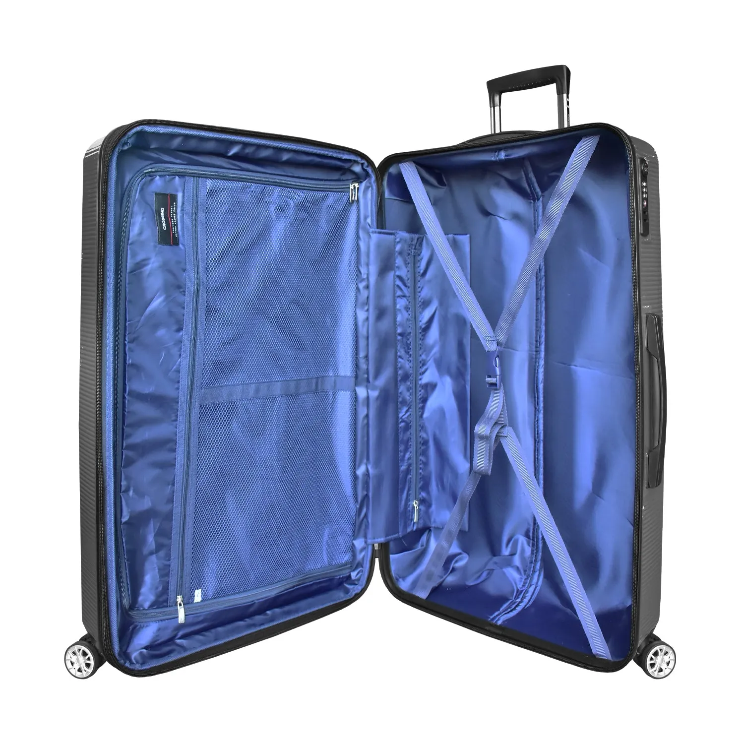 Crossing 084 Double Zipper Upright 24" Medium Luggage