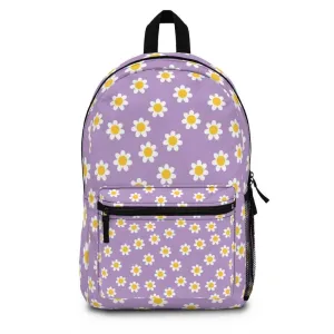 Cute Flowers Backpack Floral Pattern Bag