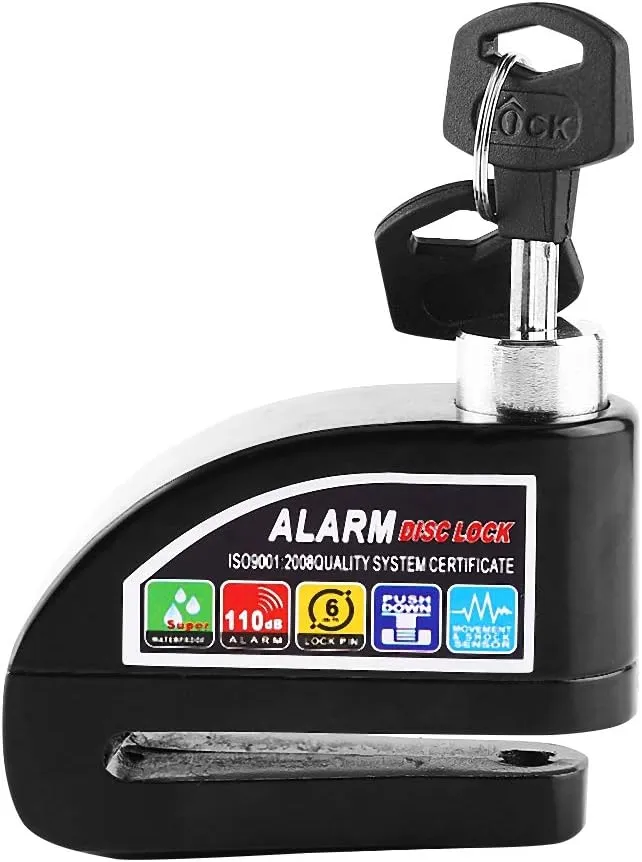 Disk Brake Anti-Theft Alarm Lock