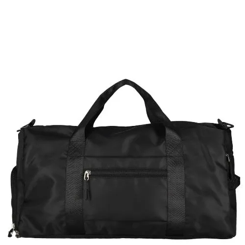 ENRICO BENETTI LAKERS SPORTS BAG TRAVEL BAG - BLACK