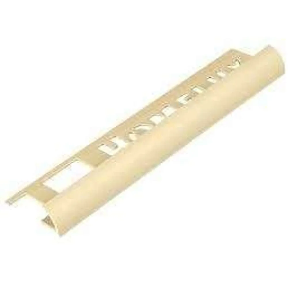 Evia Tile Trim 12mm x 2.5M PVC Round Edge Ivory