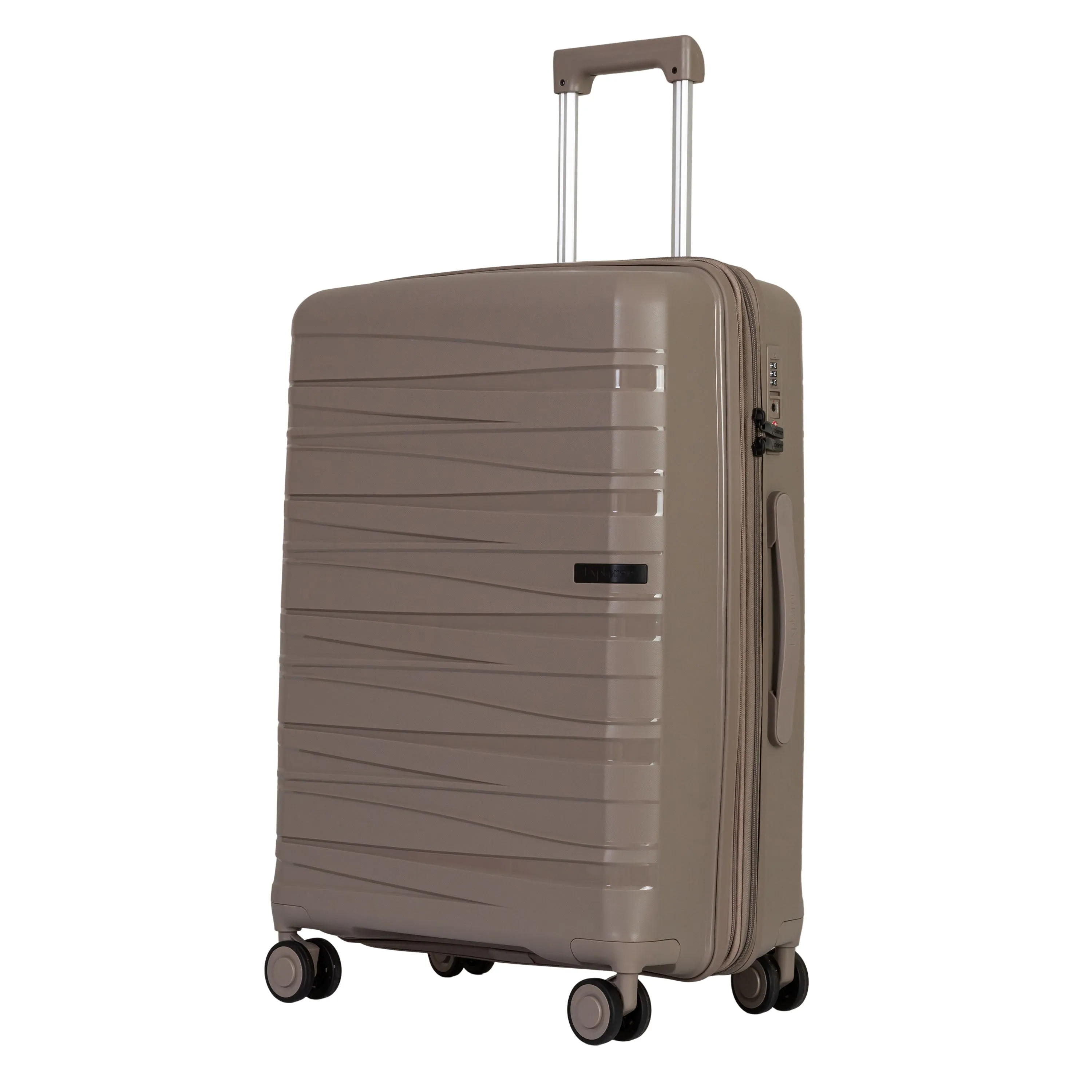 Explorer Breeze Anti-Theft Expandable Medium Luggage