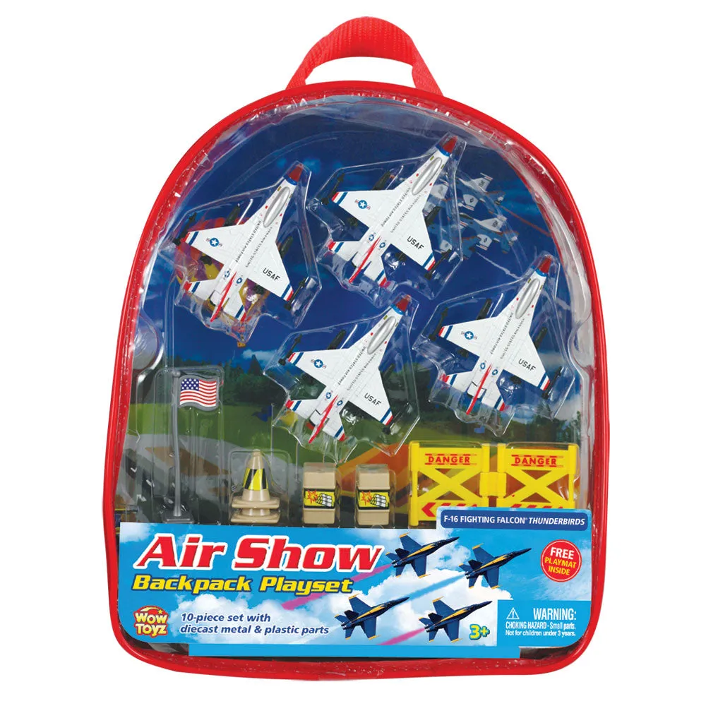 F-16 Falcon Thunderbirds Backpack Playset