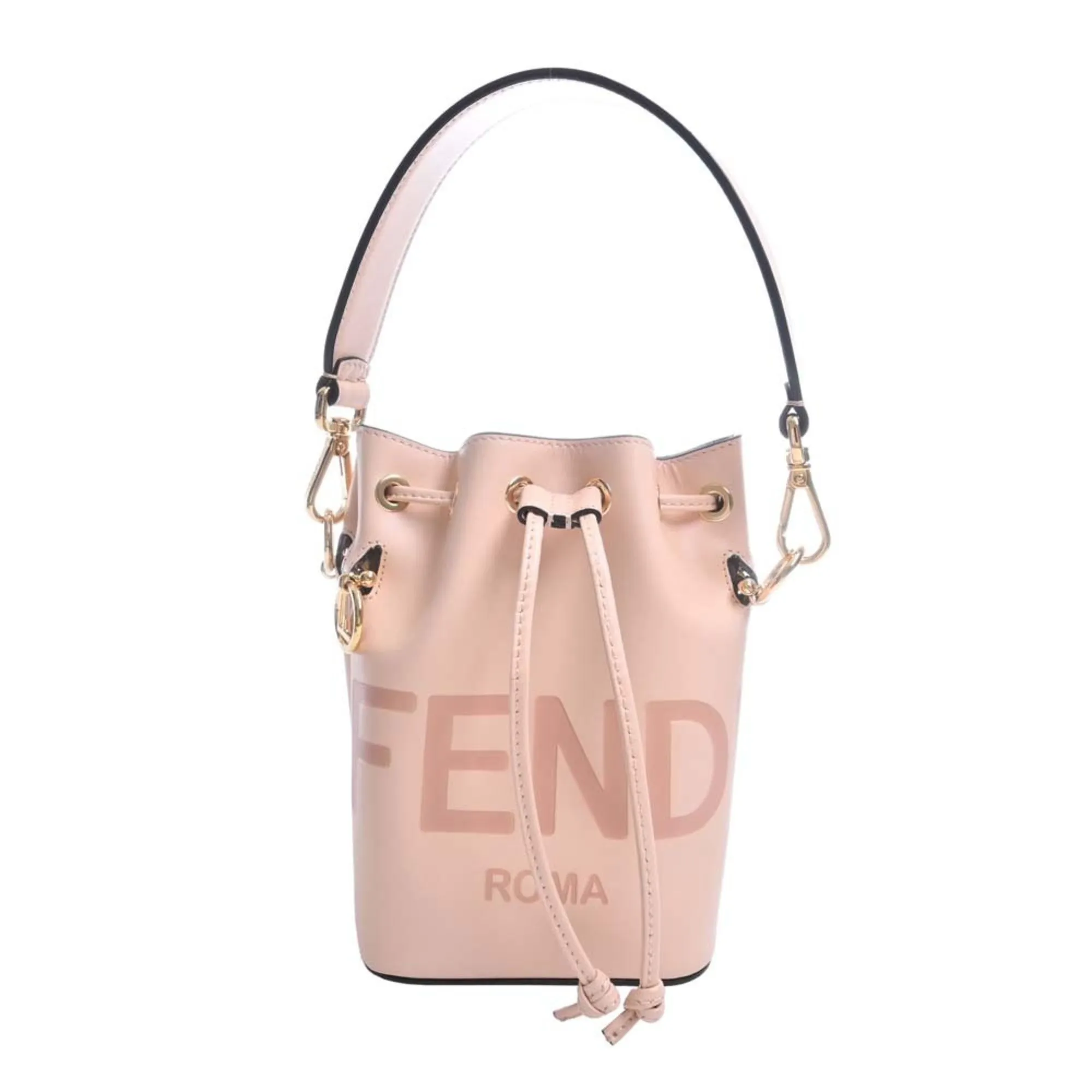 FENDI Leather Mon Tresor Handbag 8BS010 Pink Ladies