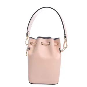 FENDI Leather Mon Tresor Handbag 8BS010 Pink Ladies