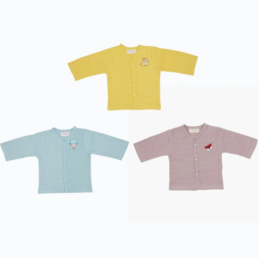 Full Sleeve Button Top Combo - Pack of 3