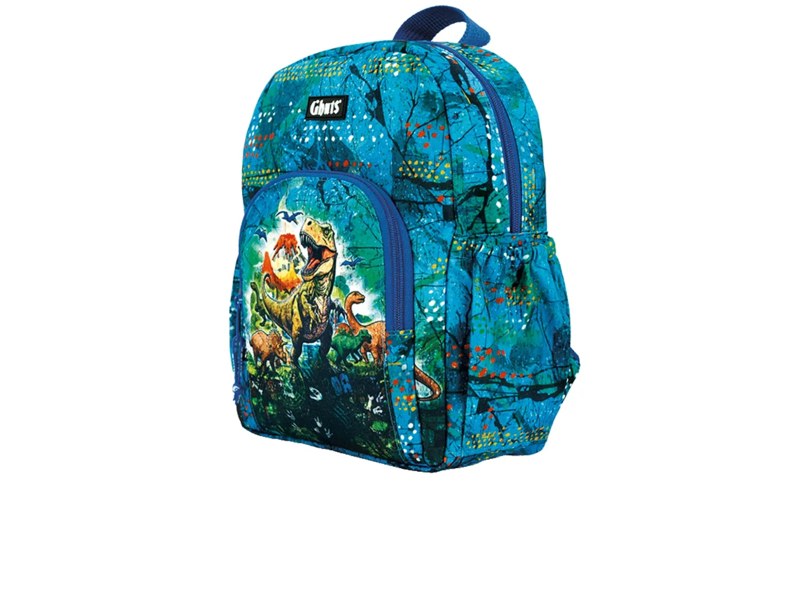 Ghuts Dino Wild Pre School Backpack 20 - Blue Multi