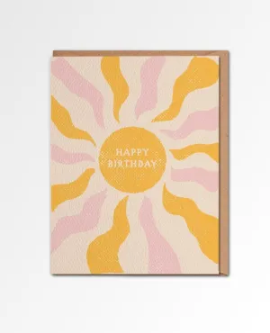 Happy Birthday Sun Card