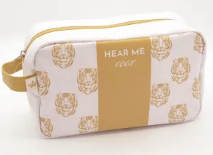 HEAR ME ROAR COSMETIC BAG