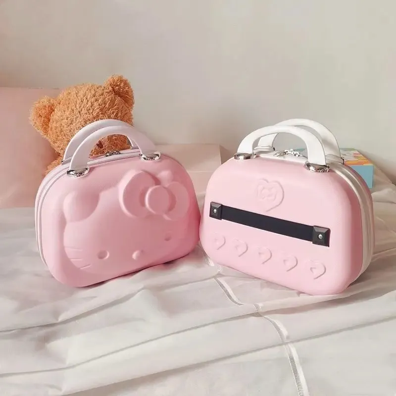 Hello Kitty 14 Inch Cosmetic Case Box Beauty Makeup Bag